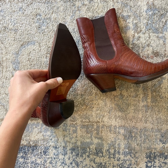 Roberto Boticcelli Snake Skin Leather Boots | Size 6.5 - Picture 3 of 5